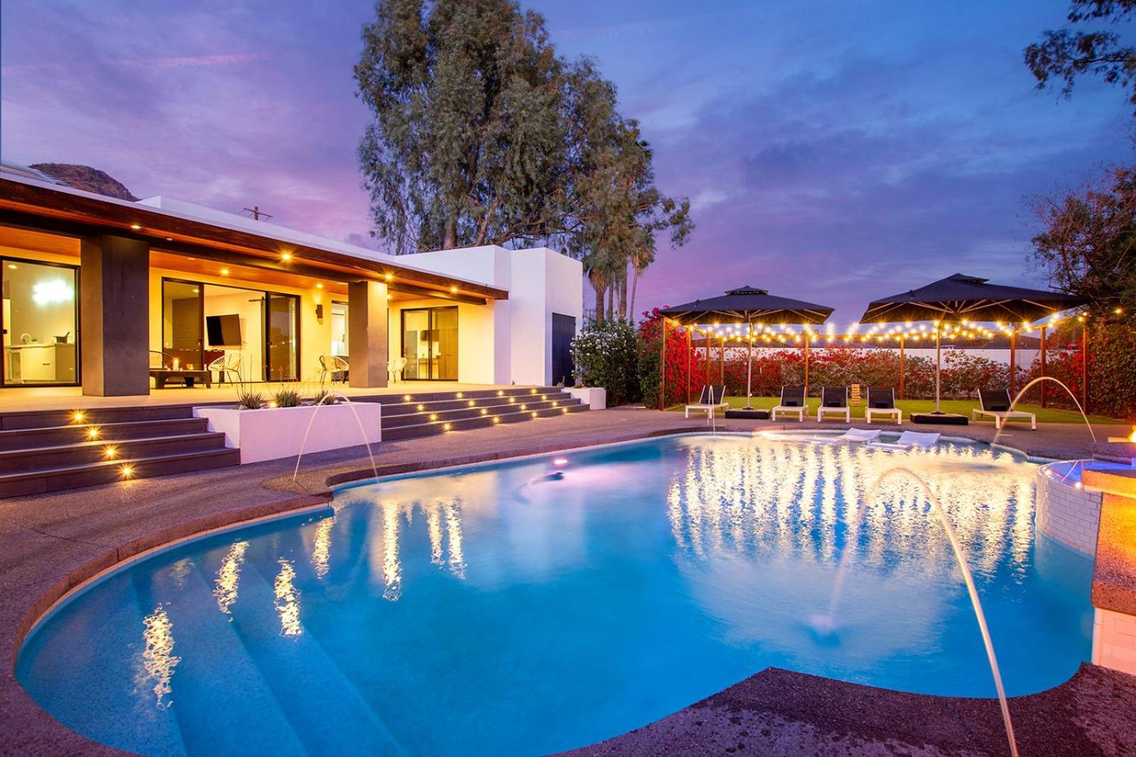 Luxury Micro-Resort, Theater, Sauna, Heated Pool Phoenix Exterior foto